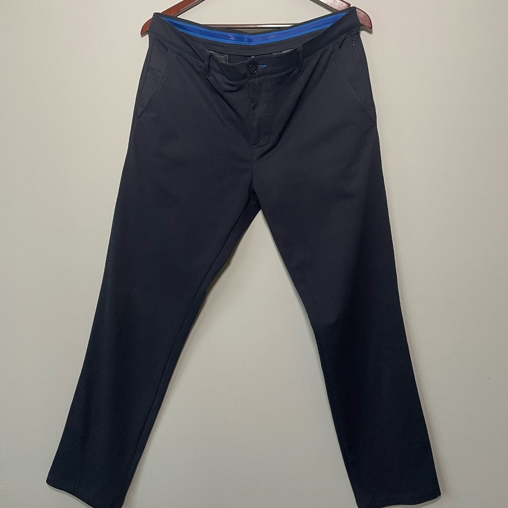 Twillory Performance Pants // NAVY MELANGE Mens Dress Pants Size 34x34